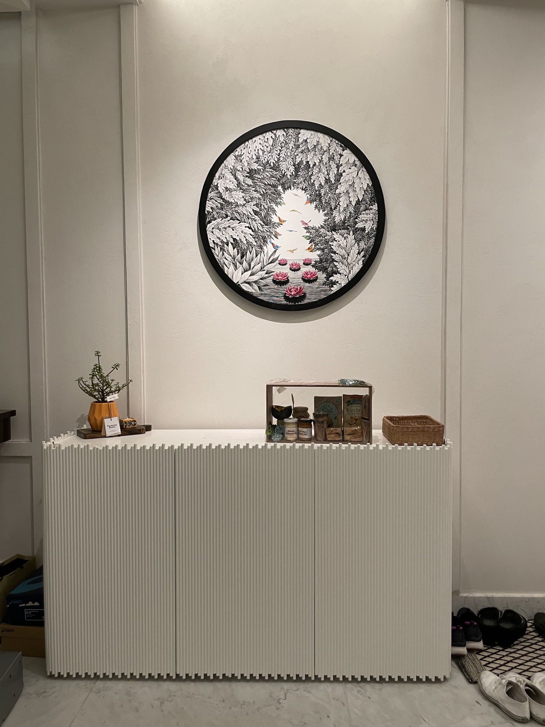 A bespoke artwork by The Artemist.