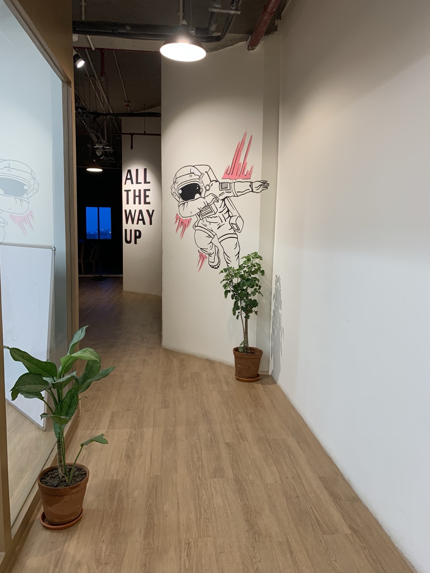 Site-specific art in a corporate interior — The Artemist, commercial
