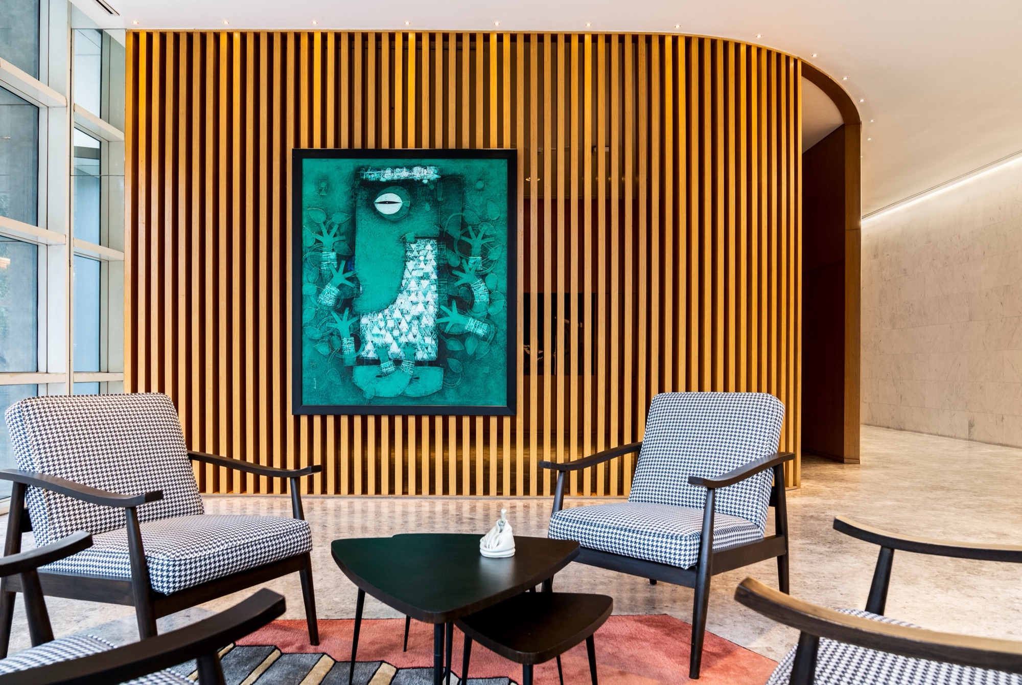 Artwork placed in a corporate space — The Artemist consultancy