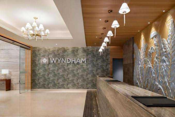 A hospitality space with artwork placed by The Artemist, Kolkata